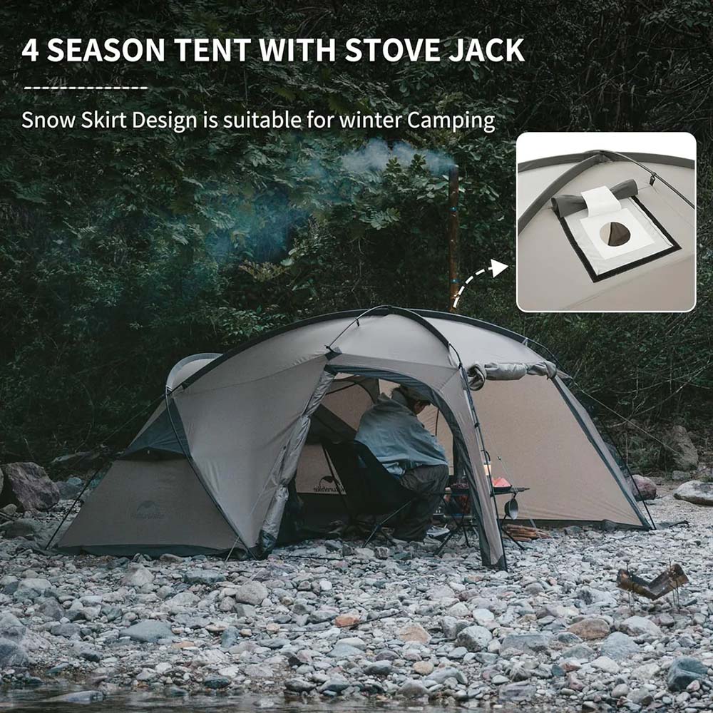 Naturehike Massif Hot Tent with Stove Jack - 2 Person